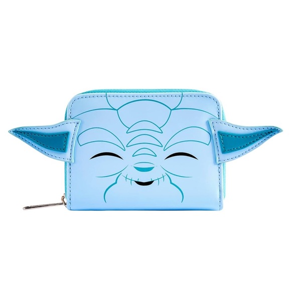Loungefly Star Wars Yoda Baby Blue Wallet - Picture 1 of 3